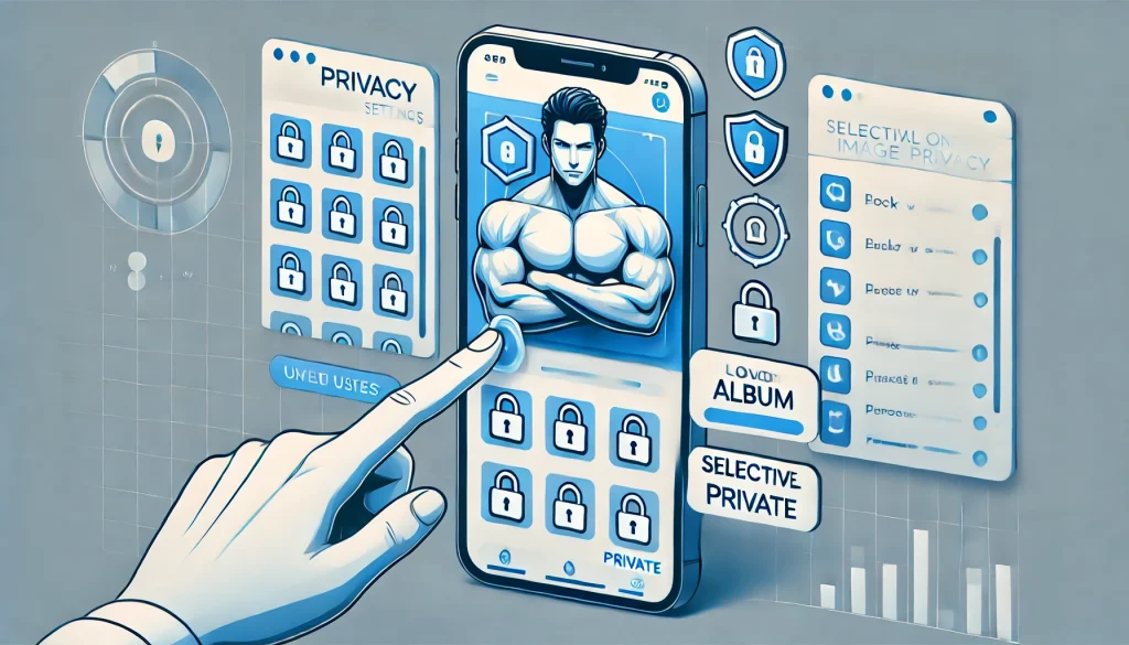 アルバムを非公開にするやり方と鍵の管理