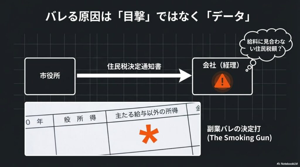 売り専の副業が会社にバレる住民税の仕組み