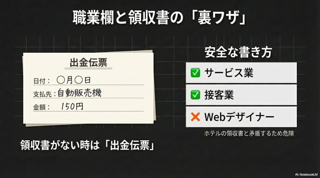 領収書がない出費を経費にする裏ワザ