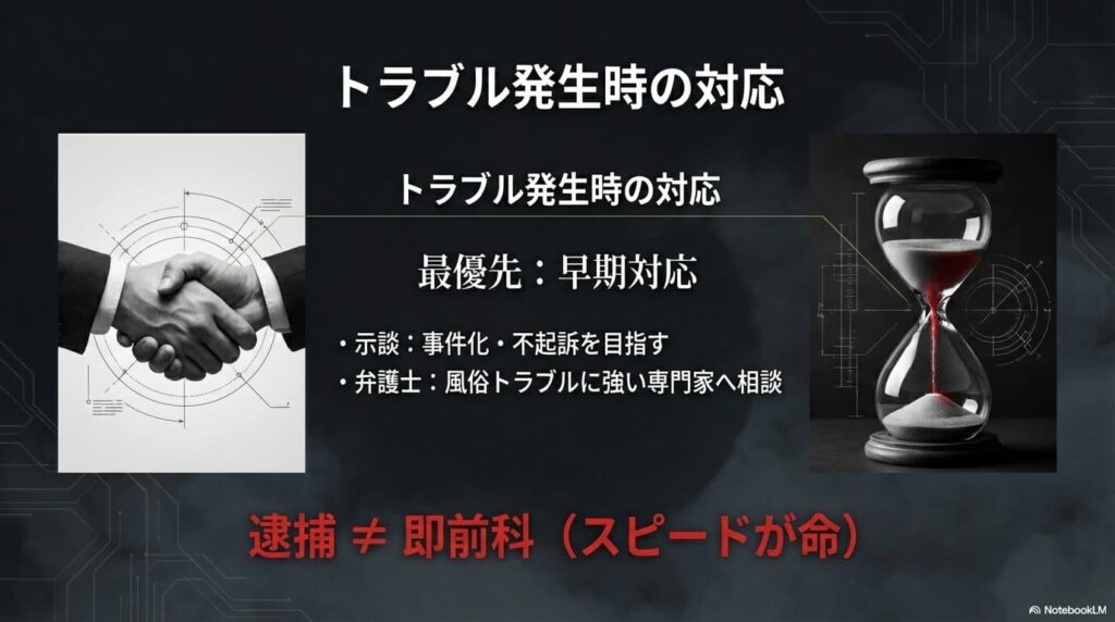 示談や弁護士への相談で前科を防ぐ